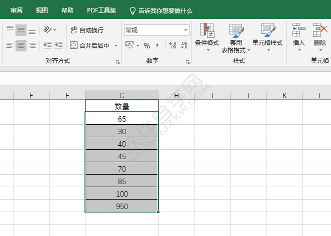 EXCEL怎么設(shè)置單元格大于65為紅色文本