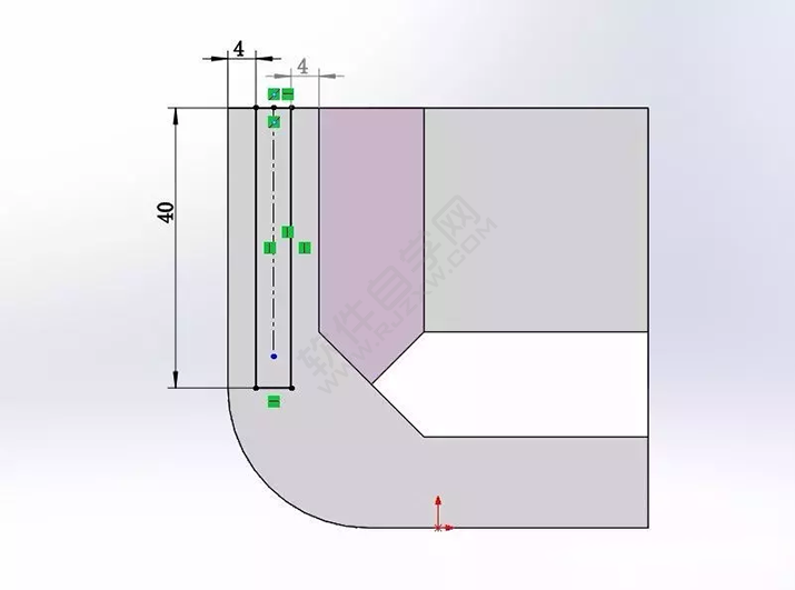 SolidWorks建模3D13-H01拉伸、圓角、倒角、基準軸、鏡像