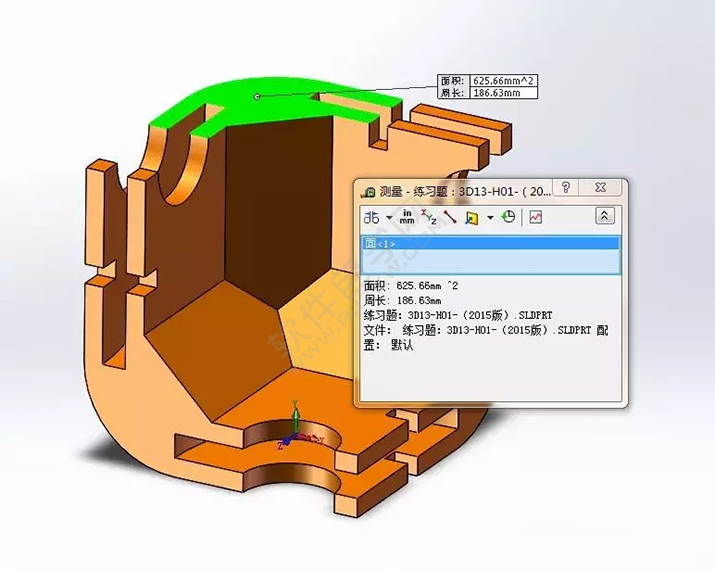 SolidWorks建模3D13-H01拉伸、圓角、倒角、基準軸、鏡像