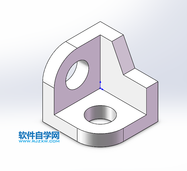 solidworks實體建模新手用拉伸、倒圓角完成