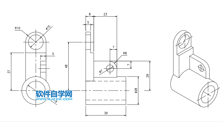 solidworks新手零件練習(xí)