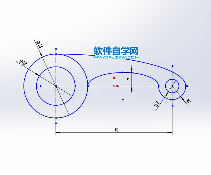 solidworks繪制草圖練習(xí)二