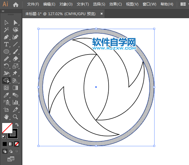 ai怎么設(shè)計東風(fēng)汽車圖標(biāo)