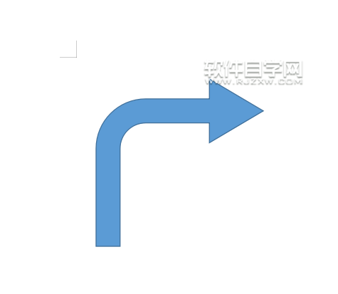 wps怎么畫(huà)圓角右箭頭圖形