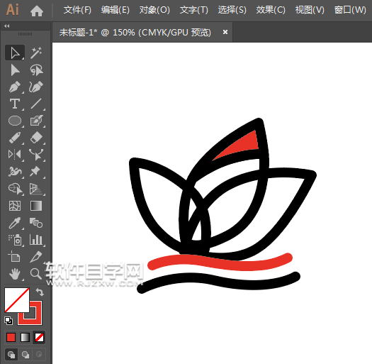 ai怎么畫(huà)一個(gè)花朵作為自然圖標(biāo)