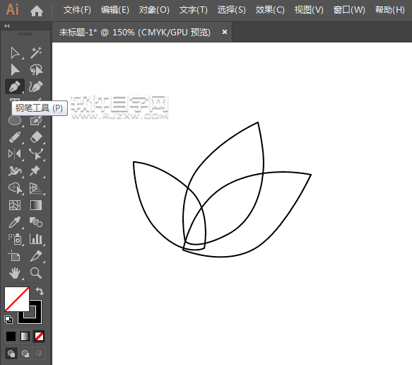 ai怎么畫(huà)一個(gè)花朵作為自然圖標(biāo)