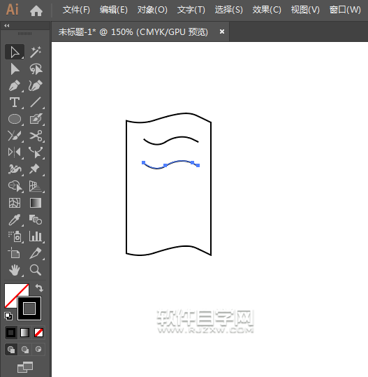 ai怎么畫(huà)一個(gè)書(shū)本圖形作為歷史圖標(biāo)