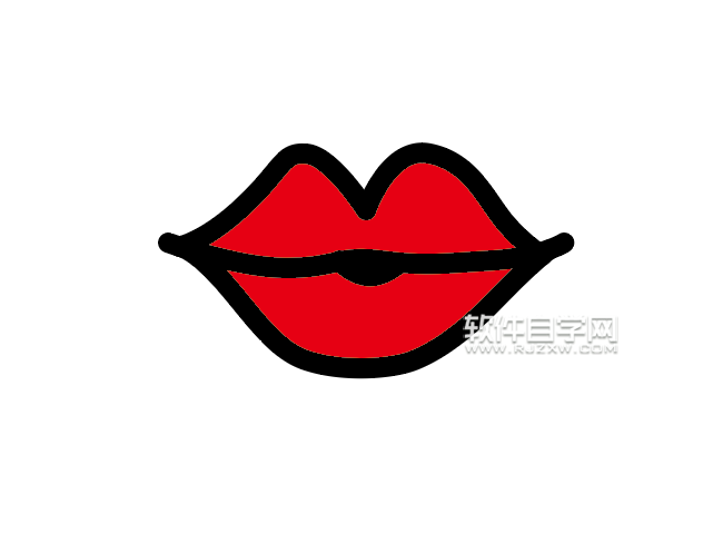 ai怎么給嘴巴圖形進(jìn)行實(shí)時(shí)上色