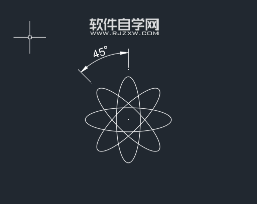 cad旋轉(zhuǎn)復制多個的方法