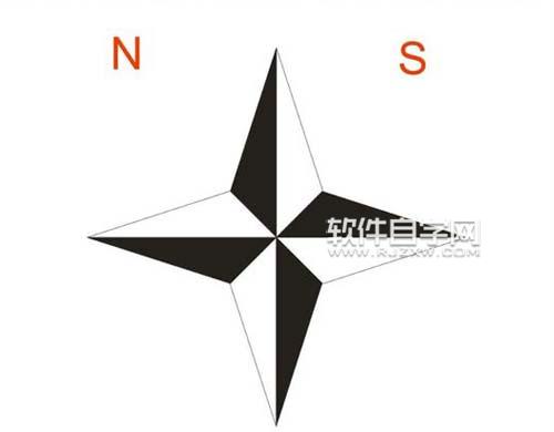 cdr做方向標(biāo)的方法
