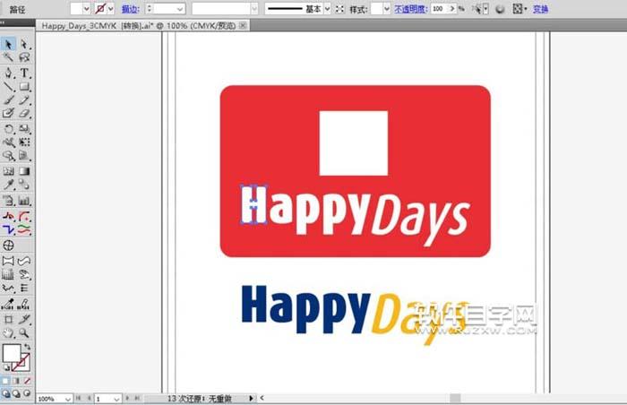 ai怎么設(shè)計HAPPY