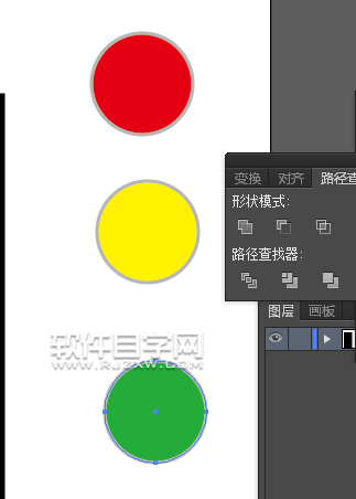 ai怎么畫紅綠燈交通標(biāo)志