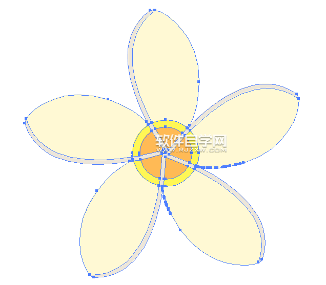 茉莉花矢量圖怎么畫(huà)