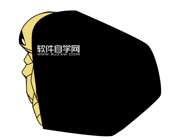 ai怎么繪制鐵殼蛹呢？