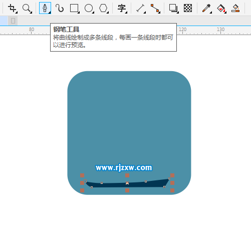 CorelDRAW X8怎么設計帆船圖案呢？