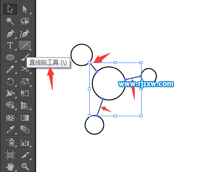 illustrator橢圓工具設(shè)計(jì)我要分銷(xiāo)符號(hào)教程