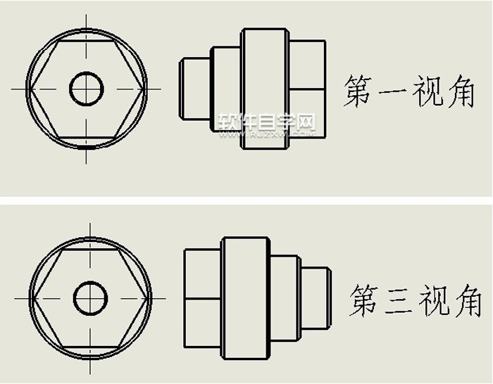 solidworks第一視角與第三視角設(shè)置