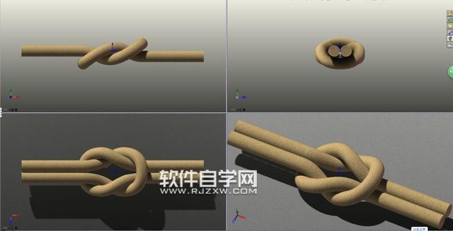 SolidWorks怎么畫打結的繩子