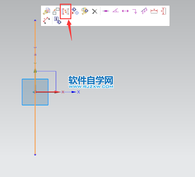 ug直線設置為輔助線