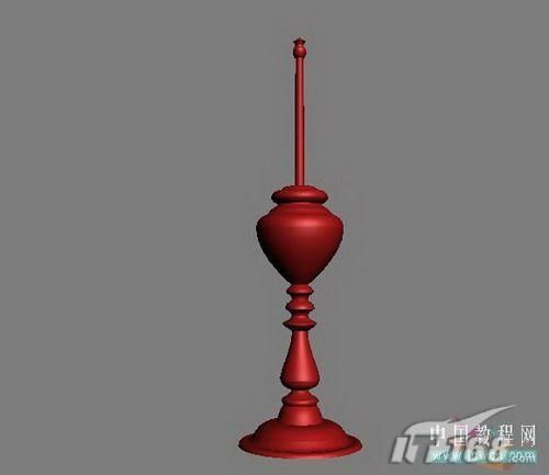 用3DS MAX制作一盞銅油燈的建模實例教程